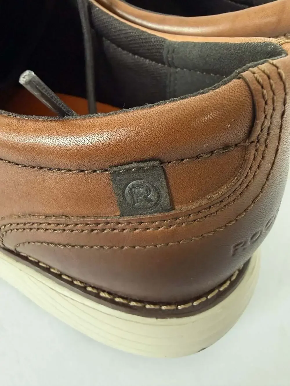 Rockport Men's Garett Wingtip Oxford Shoes in Cognac